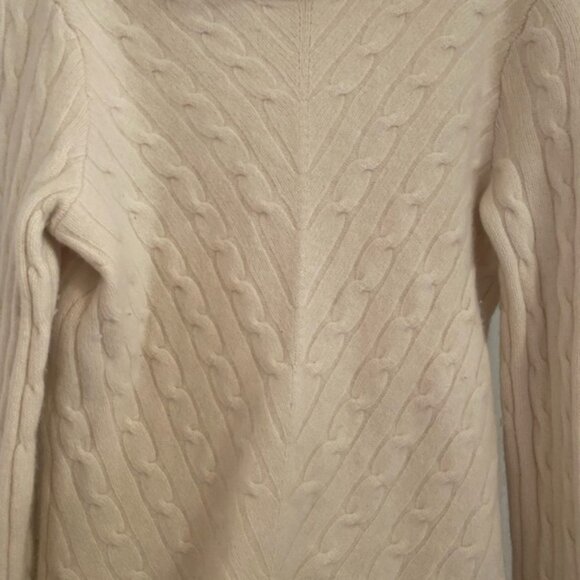 Ralph Lauren 100% Cashmere Cable knit Sweater - Picture 5 of 10